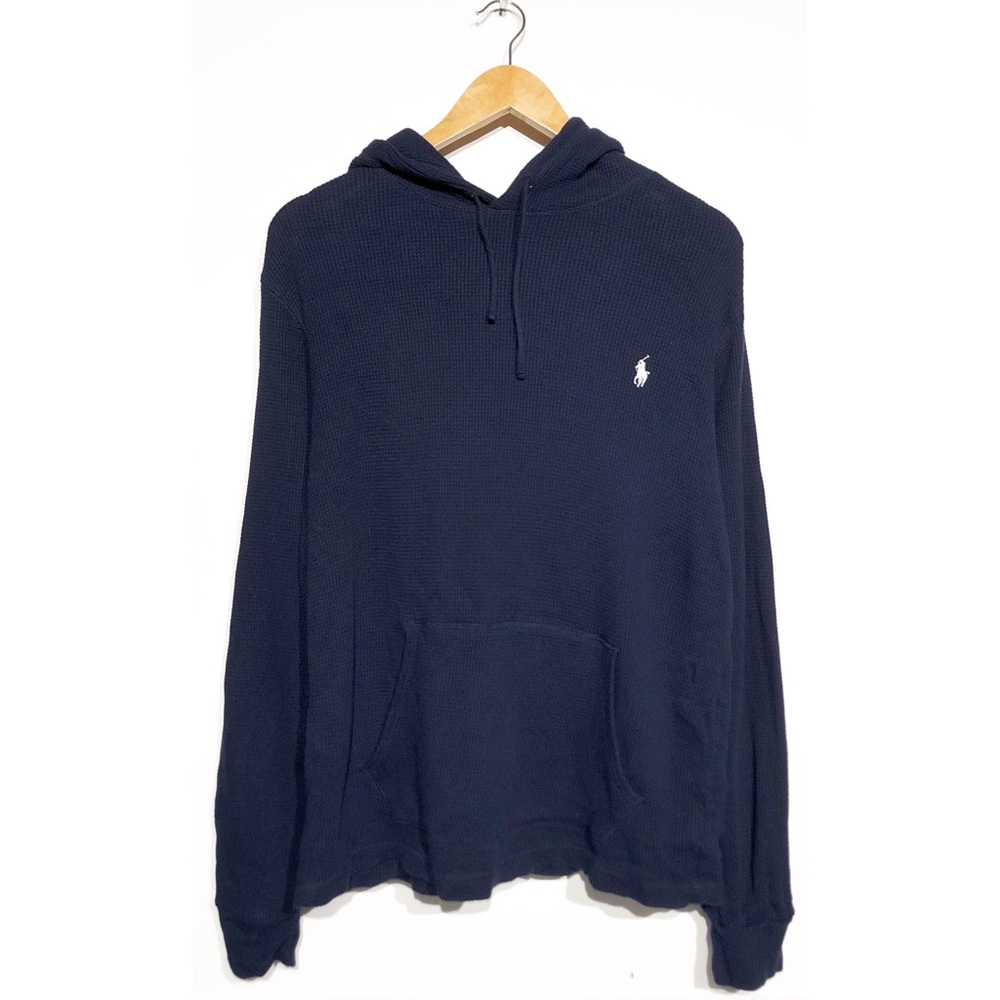 Polo Ralph Lauren waffle knit hooded sweatshirt